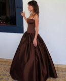 Classy Ball Gown Strapless Sleeveless Black Formal Long Prom Gown Summer Wedding Guest Dress Bridal Guest Dresses Wedding Outfits For Guest HZ1121