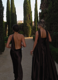 Classy Ball Gown Strapless Sleeveless Black Formal Long Prom Gown Summer Wedding Guest Dress Bridal Guest Dresses Wedding Outfits For Guest HZ1121