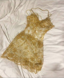 Cute A line Spaghetti Straps Short Gold Sequin Formal 8th Grade Homecoming Dress Summer Middle School Hoco Dresses Birthday Outfits HZ1121
