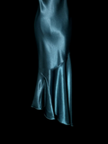 Vintage Mermaid Teal Blue Mother Of Bride Dress Satin Party Gown Knee Length For Summer Women Wedding HZ1121