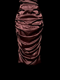 Vintage Sheath Sleeveless Satin Petite Mother Of Bride Dress Party Gown Knee Length For Summer Women Wedding HZ1121