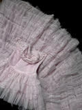 Pretty Ball Gown Strapless Tulle Light Pink Long Quinceanera Dress Formal Gowns Vestido De 15 Anos Sweet 16 Dress HZ1121