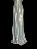 Vintage Sheath Straps Light Sky Blue 90s Long Prom Dresses Party Dress 20th Birthday Outfits Graduation Dresses HZ1121