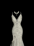 Vintage Bridal Dress Mermaid Spaghetti Straps Lace Long Wedding Dress Retro Wedding Dresses Modest Wedding Gowns HZ1121