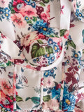 Pretty A line Straps Floral Satin Summer 16th Birthday Dresses For Teens Hoco Dress Mini 18th Birthday Outfit Cocktail Dresses For Women HZ1121