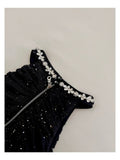 Pretty Sheath High Neck Black Summer 16th Birthday Dresses For Teens Hoco Dress Mini 18th Birthday Outfit Cocktail Dresses For Women HZ1121