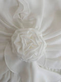 Elegant A line Halter White Sleeveless Chiffon Long Evening Party Gowns Evening Formal Dresses Prom Dress HZ1121