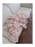 Trendy Ball Gown Spaghetti Straps Pink Lace Sleeveless Formal Short 8th Grade Homecoming Dress Summer Middle School Hoco Dresses Cocktail Dress Birthday Outfits HZ1121