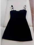 Trendy A Line Square Neck Floral Black Satin Formal Short 8th Grade Homecoming Dress Summer Middle School Hoco Dresses Birthday Outfits HZ1121