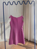 Trendy A Line Square Neck Pink Satin Formal Short 8th Grade Homecoming Dress Summer Middle School Hoco Dresses Birthday Outfits HZ1121