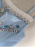 Trendy Ball Gown Spaghetti Straps Pink Satin Sleeveless Formal Short 8th Grade Homecoming Dress Summer Middle School Hoco Dresses Cocktail Dress Birthday Outfits HZ1121