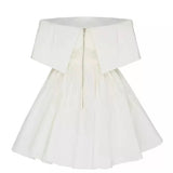 Trendy A line Off The Shoulder Satin Formal Short 8th Grade Homecoming Dress Summer Middle School Hoco Dresses Birthday Outfits HZ1121
