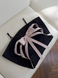 Trendy A line Spaghetti Straps Little Black Dress Formal Short 8th Grade Homecoming Dress Summer Middle School Hoco Dresses Cocktail Dress Birthday Outfits HZ1121