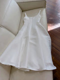 Elegant A line Square Neck Satin Sleeveless Long Evening Party Gowns Evening Formal Dresses Prom Dress HZ1121