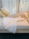 Cute A line Spaghetti Straps Champagne Formal Short 8th Grade Homecoming Dress Summer Middle School Hoco Dresses Birthday Outfits HZ1121