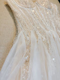 Cute A line Spaghetti Straps Champagne Formal Short 8th Grade Homecoming Dress Summer Middle School Hoco Dresses Birthday Outfits HZ1121