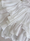 Trendy A line Spaghetti Straps White Lace Short 8th Grade Homecoming Dress Summer Middle School Hoco Dresses Cocktail Dress Birthday Outfits HZ1121