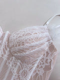 Cute A line Spaghetti Straps Champagne Lace Formal Short 8th Grade Homecoming Dress Summer Middle School Hoco Dresses Birthday Outfits HZ1121