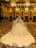 Pretty Wedding Dress Ball Gown Sweetheart Sequin Gold Long Luxury Wedding Dresses Bridal Gowns Brides Gown HZ1121