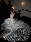 Pretty Wedding Dress Mermaid Sweetheart White Long Luxury Wedding Dresses Bridal Gowns Brides Gown HZ1121