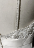 Unique Bridal Gown A Line Spaghetti Straps Long White 70s Wedding Dresses Vintage Bridal Gowns HZ1121
