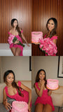 Sexy Sheath Square Neck Chiffon Pink Mini Short Formal 8th Grade Homecoming Dresses Summer Middle School Hoco Dress 18th Birthday Outfits HZ1121