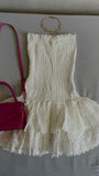 Unique Sheath Spaghetti Straps White Lace Short Mini Formal 7th Grade Homecoming Dresses Middle School Short Cocktail Night Dress Hoco Outfits HZ1121