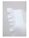Sexy Ball Gown V Neck White Satin Short Mini Formal 8th Grade Homecoming Dresses Middle School Short Birthday Gowns Graduation Dress Hoco Outfits HZ1121
