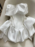 Cute A line White Short Homecoming Dress Summer Hoco Dresses Cocktail Dress For Senior Teens HZ1121