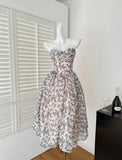 Sexy Ball Gown Sweetheart Floral Summer Dress Homecoming Dresses Party Outfits For Women HZ1121