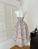 Sexy Ball Gown Sweetheart Floral Summer Dress Homecoming Dresses Party Outfits For Women HZ1121